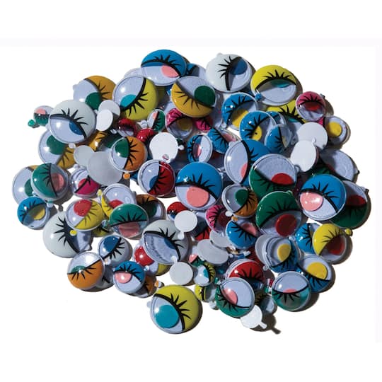 Creativity Street® Assorted Painted Adhesive Wiggle Eyes, 100ct. | Michaels®